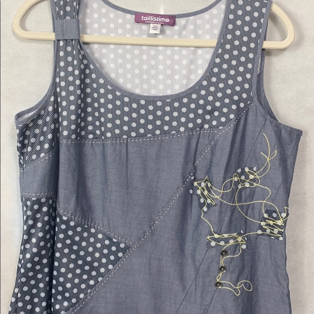 Taillissime Laredoute Creation Patchwork Tunic - image 3